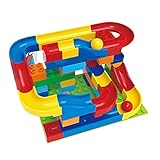 47pcs Construction大理石Race Run迷路ボールトラックプラスチックHouse Building Blocksおもちゃ