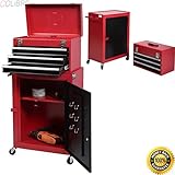 colibrox -- 2pc Miniツールチェスト&キャビネットストレージボックスRollingガレージツールボックスオーガナイザー新しい2pc Miniツールチェスト&キャビネットストレージボッ