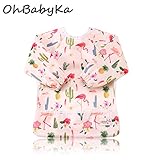 ソフトスタイ お食事エプロン 防水 乳幼児 ベビー 子供 長袖タイプ 粘土遊び お絵かき スタイ よだれかけ ビブ よだれカバー スモック (ZY22)