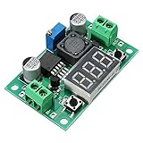 ランフィー LM2596 DC-DC 1.3V 37V 3A可変バックステップパワー モジュール 150KHz内部発振周波数 デジタル表示過熱および短絡保護機能