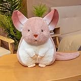 Amazon Co Jp チンチラぬいぐるみのおもちゃぬいぐるみ かわいいシミュレーションチンチラぬいぐるみシミュレーションラットマウスぬいぐるみ動物人形キッズギフト おもちゃ