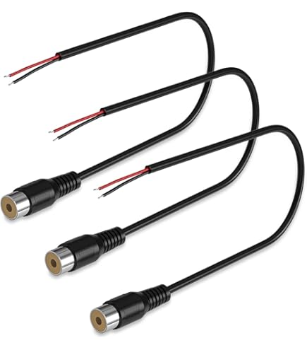 RCA.オスジャック同軸ケーブルコネクタビデオアダプタ Amazon | SIOCEN 交換用RCAオスプラグジャックコネクターアダプター 裸