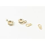 引き輪 ＆ ダルマカン ゴールド 2セット ひきわ 引き輪 ネックレスブレスレット用 留め具 エンド アクセサリーパーツ