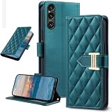 Kitzomi for Xiaomi Redmi 12 5G ケース 手帳型 レドミ12 5g スマホケース 手帳型 xiaomi 12 5g ケース redmi 12 5g xig03 ケース redme12 5g スマホケース レッドミー12 5g ケース redmi 12 5g 手帳型ケース 上品 高級レザー 人気 ブランド スタンド機能 カード収納 マグネット開閉式 耐衝撃[ターコイズ]