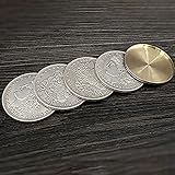 【手品 マジック】モルガンコインセット 4枚コイン 1枚シェル コインマジック 近景マジック道具