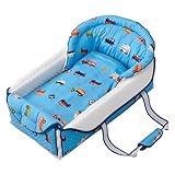 フジキ バッグdeクーファン くるまパーク  4重ガーゼケット付  ブルー オムツ替え お昼ねマット プレイマット バッグ