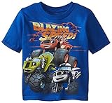 Blaze and the Monster Machines Little Boys' Toddler Short Sleeve T-Shirt Royal 2T [並行輸入品]