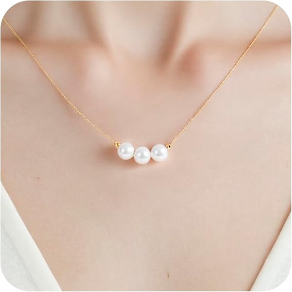 Amazon.co.jp: K18YG淡水真珠スリーパールペンダントトップ（3色マルチ