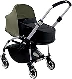 Bugaboo Bee3 Stroller & Bassinet - Dark Khaki - Black - Aluminum by Bugaboo [並行輸入品]