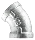 B K Mueller510-208BG45 degrees Galvanized Elbow-2" 45D GALV ELBOW (並行輸入品)