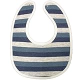 【ナチュラルマルチボーダー】　スタイ　ビブ　よだれかけ　リバーシブルタイプ　KMCS-NO.16　【日本製】　【charlotte】