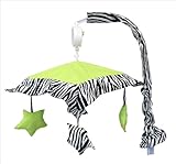 Music Mobile for Lime Zebra Baby Bedding Set By Sisi by Sisi