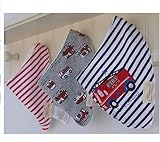 キッズ＆ベビー100％コットンベイビービブス新生児少年少女タオルバンダナチスカルフ幼児唾液幼児服パラベビ3個/ロット