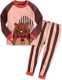 [Vaenait Baby]キッズ子供ベビー服綿100％ルームウェア長袖パジャマ寝間着上下セット Cherry Tori XS