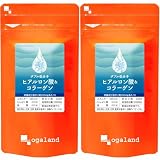 オーガランド(ogaland) W低分子ヒアルロン酸&コラーゲン(約6ヶ月分) サプリメント (ヒアルロン酸/コラーゲン含有) サプリ 美容サポートが気になる方に