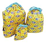 ニックナック POETIC 巾着3枚セット アントン(ゾウ)