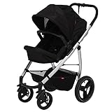 PHIL&TEDS フィル&テッズ smart lux compact stroller (buggy) ブラック SMLUX_V1_5_200_USA ベビーカー [並行輸入品]