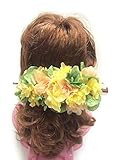 【プリザーブドフラワー/ヘアアクセサリーシリーズ/本当の紫陽花の髪飾り】フレッシュな色合いの3色の紫陽花を使用した明るくキュートな髪飾り【 ラッピング付き】
