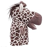 (ビグッド)Bigood ぬいぐるみ 手踊り 指人形 フィンガーパペット 動物型　かわいい ベビー用品 おもちゃ 幼稚園 保育園 キリン