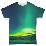 Twisted Envy Northern Lights Landscapeベビー幼児用面白い手織り印刷ベビーTシャツ US サイズ: S カラー: ホワイト