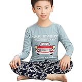 綿100％ 子供パジャマ ルームウェア キッズ 女の子 男の子 上下セット 長袖 寝巻き ボーイズ ガール 女児 男児 ベビー 110-170cm 車