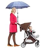 【tempus】ベビーカー用傘スタンド　雨の日や日差しの強い日に手ぶらでお出かけ　自転車もOK!!　傘ホルダー