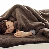 アイリスプラザ 毛布 シングル 冬 ブラウン 薄手 暖かい 洗える 静電気防止 マイクロミンクファー かわいい 140×200cm
