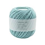 横田 DARUMA レース糸 #20 col.7 ブルー 系 50g 約210m 3玉セット 01-2270