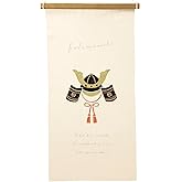 秀〆(Hideshime) 季節の刺繍 春 端午の節句 兜 子供の日 おしゃれ 刺繍 タペストリー コンパクト 兜飾り KEI-TP-S-5017-B