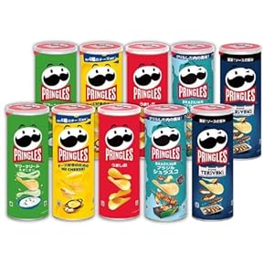 プリングルズ M缶 5種アソートセット （サワークリーム&オニオン うましお 他） 10本