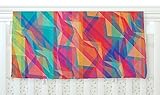 KESS InHouse Miranda Mol Triangle Opticals Pink Multicolor Fleece Baby Blanket 40 x 30 [並行輸入品]