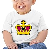 かわいい ボーイとガール プリンセス クラウン Ｔシャツ 体に合う White Size 12 Months