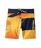 (ボルコム) VOLCOM キッズ水着・ボードショーツ Logo Party Pack Mod Boardshorts (Toddler/Little Kids) Bright Orange MD n