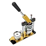 Vonacme 缶バッジマシーン 回転バッジマシン 100個付き 缶バッチ 缶バッヂ 機械 バッジ素材 缶バッジメーカー オリジナルバッチ 手芸 ハンドメイド 手作り キット プロ 仕様 業務用 アニメ アイドル グッズ(58mm)