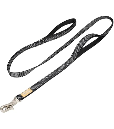 オイルレザーリード #18 ブラック （ペット用品・犬用） ONS 油入引皮