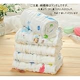 ハンドタオル　フェイス　よだれタオル　ミニ　BetterBaby 6重ガーゼ　１００％コットン　綿　ソフト　ベビー子供　新生児　出産祝い　プレゼント　食事　幼稚園　保育園 ３枚入れ