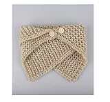 Kishiya　 スヌード　マフラー キッズ ニット　 防寒 　おしゃれ　秋冬 (ベージュ)