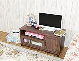 TVボード テレビラック レトロ ローボード 90cm幅 ブラウン