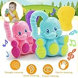 ベビーおもちゃ、安全赤ちゃん幼児用Teether Hand ShakeベルリングFunny教育Elephant Toy by dacawin Da-001530