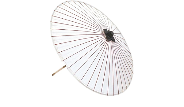 Amazon Co Jp 番傘ｍ 白 頭紙黒 踊り小道具 舞傘 小道具 １本通 １本柄 家電 カメラ