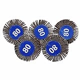 10個入り サンドペーパー ディスク 研磨フラップホイールセット（30 mm 80砂） 回転ツール