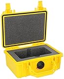 Mazur Instruments PRM-HC-YL Pelican PRM Hard Field Case, 7-1/4" Length x 4-3/4" Width, Yellow [並行輸入品