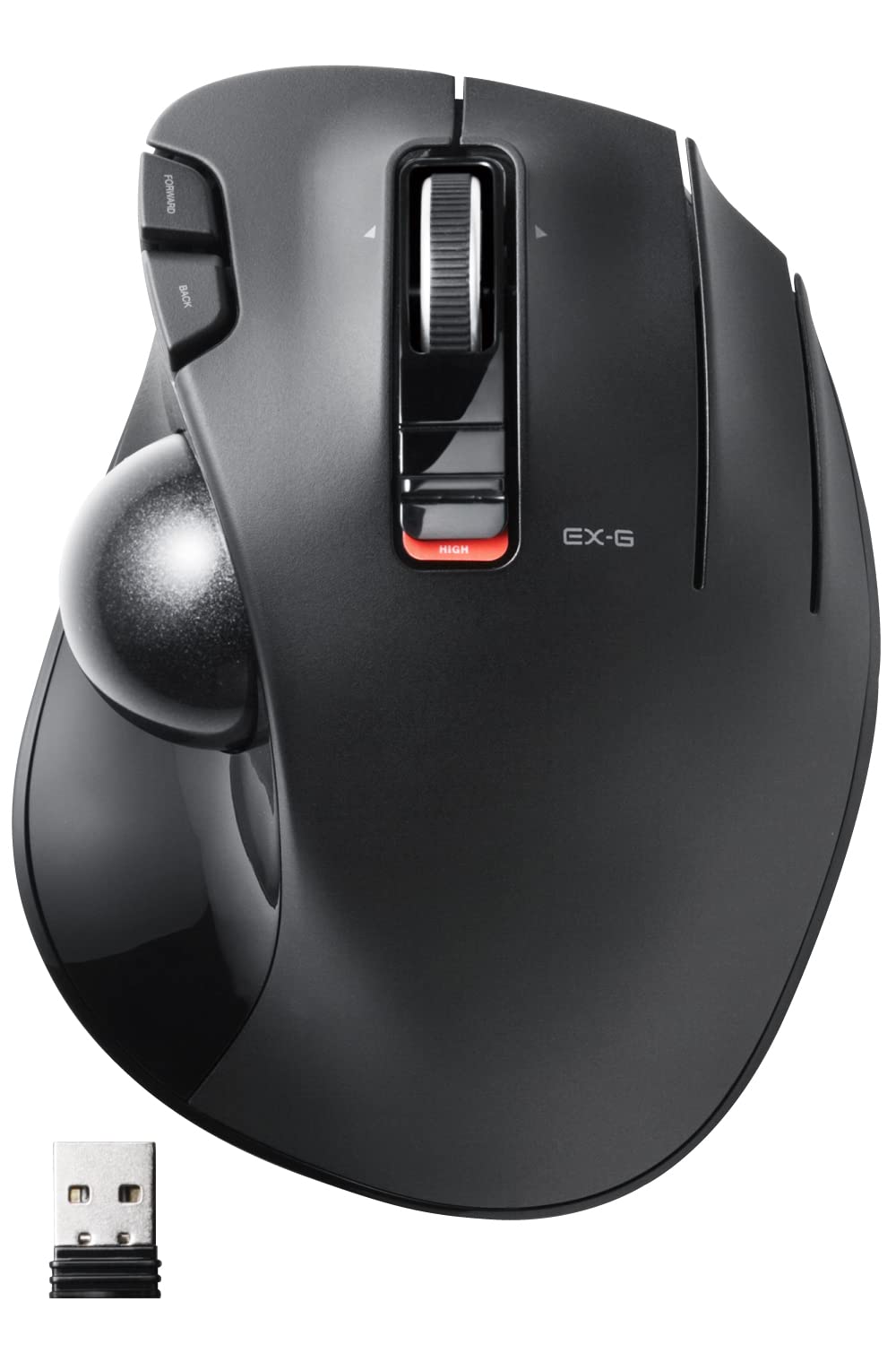 【タイムセール】【2,790円】 エレコム ワイヤレス トラックボール 6ボタン マウス M-XT3DRBK