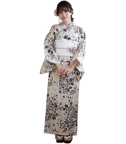 Amazon.co.jp: 加賀染め浴衣 花火柄 紺 綿 : ファッション