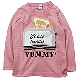 《春夏対応》 CHEEK ROOM(チイクルーム)  製品洗い加工済み42/2天竺トースト長袖Tシャツ 80cm/PK NO.B-470207