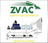ZVacカーペットPlus Edition 30 – 30 ftホース中央掃除機アタッチメントキットfor Homes withカーペット、Hardwood Floor。モデル: zvaccpe30