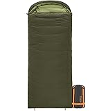 KingCamp 寝袋 ダウン シュラフ 羽毛 600FP+ 100%コットン生地 封筒型 キャンプ 軽量 ワイドサイズ コンパクト 簡単収納 通気性 春夏秋冬 オールシーズン 丸洗い 防水 収納袋付き 登山 車中泊 防災用 アウトドア キャンプ用品