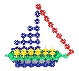 スノーフレーク組立ブロック子供の教育玩具 - 400pc /ボックス
