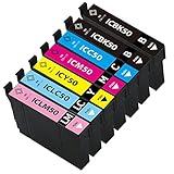 エプソン用 IC50インク IC6CL50互換インクカートリッジ 6色パック+ ICBK50 黒 1本 (全計7本) 増量 IC50互換インク 対応機種：EP-301 / EP-302 / EP-4004 / EP-702A / EP-703A / EP-704A/ EP-705A / EP-774A / EP-801A / EP-802A / EP-803Aなど