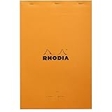 ロディア メモ帳 ミーティングパッド Nｏ.19(A4+) 80枚 ミーティング罫 撥水カバー ミシン目入 オレンジ RHODIA cf19400